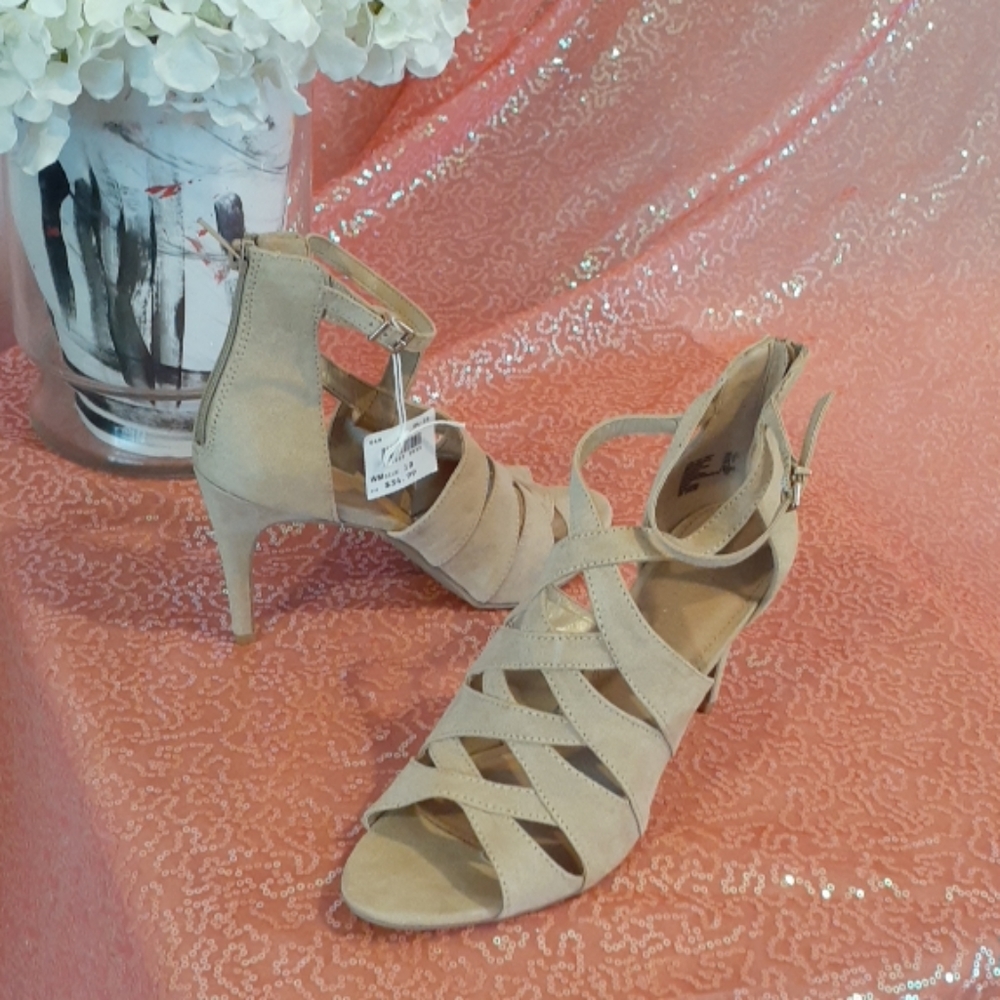 Christian Siriano Strappy Heels Size 10